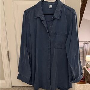 Old Navy Denim Blue Shirt